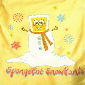 SpongeBob Snowpants women's plus pajama set 2X